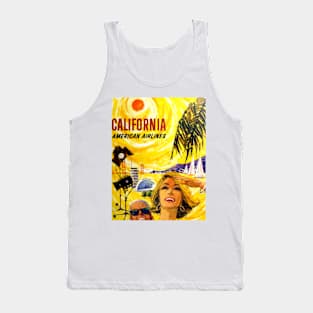 Vintage Travel Poster - California Tank Top